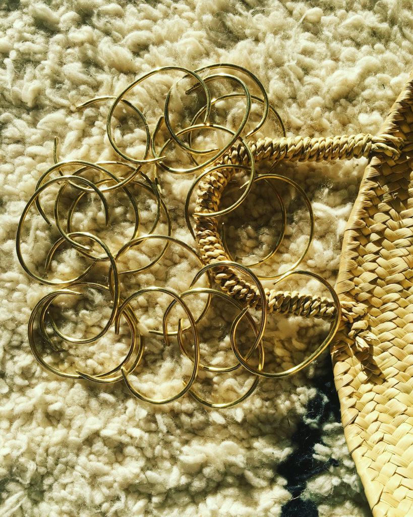 jonc fin en latin fabriqué artisanalement à la main au Maroc Ma Jungle Family