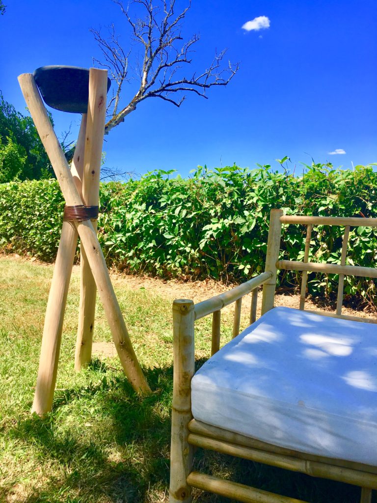 bougie nomad terre cuite sur pieds brasero trépieds candélabres flambeau extérieur jardin lumière Ma jUngle Family