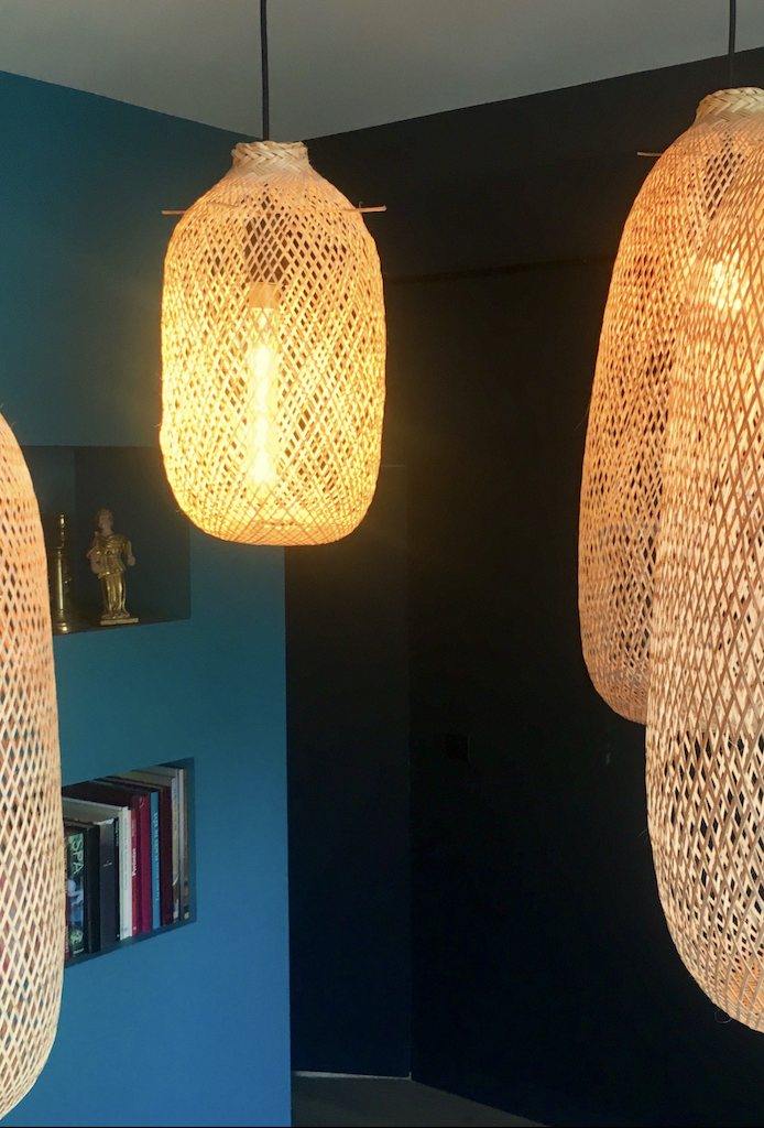 suspension fish en bambou fbloomingvilleabriquée a la main en Thaïlande Ma Jungle Family ajourée legere