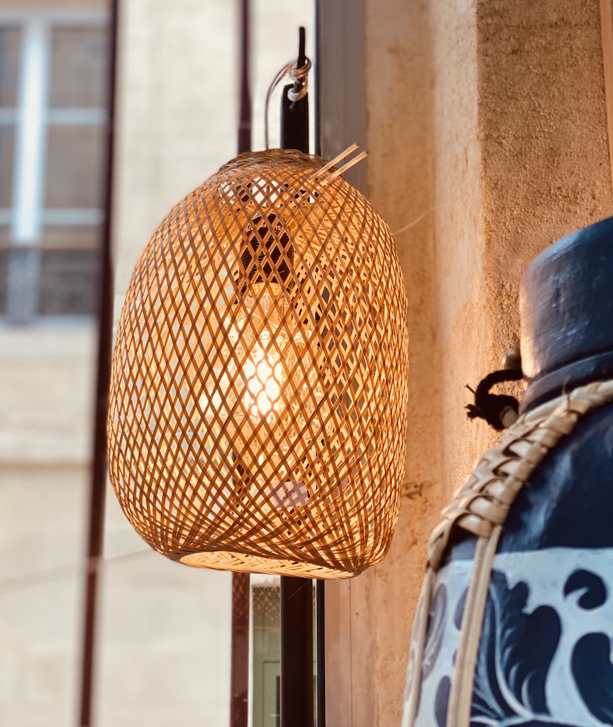 suspension fish en bambou fbloomingvilleabriquée a la main en Thaïlande Ma Jungle Family ajourée legere