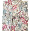 kimono moutarde blanc butterfly papillons fleuri nénuphar vert émeraude fuschia coton blockprint Inde Ma Jungle Family