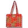Gand cabas sac molletonne matelasse coton safran bleu fleuri sac a langer kaki violet Inde blockprint Ma jungle Family sac de plage, valise cabine marine fleurs rouges dahlia, vert Frida Kahlo, corail, motif japonais, léopard rose, rouge, guinguette, vintage, pique nique, nappe à carreaux, bleu marine, tigres orangés rayés. fermeture éclaire