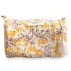 trousse de toilette en coton indien imprime blockprint fleuri Jaipur Ma Jungle Family Japon cerisier jaune yellow