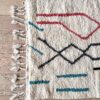 tapis marocain berbère béni ouarain laine naturelle blanc design losange décoration Ma Jungle Family Vert sapin azylal mrirt orange Rose turquoise