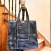 Gand cabas sac molletonne matelasse coton safran bleu fleuri sac a langer kaki violet Inde blockprint Ma jungle Family sac de plage, valise cabine marine fleurs rouges dahlia, vert Frida Kahlo, corail, motif japonais, léopard rose, rouge, guinguette, vintage, pique nique, nappe à carreaux, bleu marine