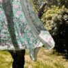 paréo sarong indien voile de coton indien leger fleuri doux coloré jane rouge bleu blanc vert orange gris taupe citron bordure decorée pour la plage Ma Jungle family céladon violet