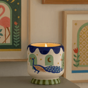 bougie-parfumee-artisanale-peinte-a-la-main-paon