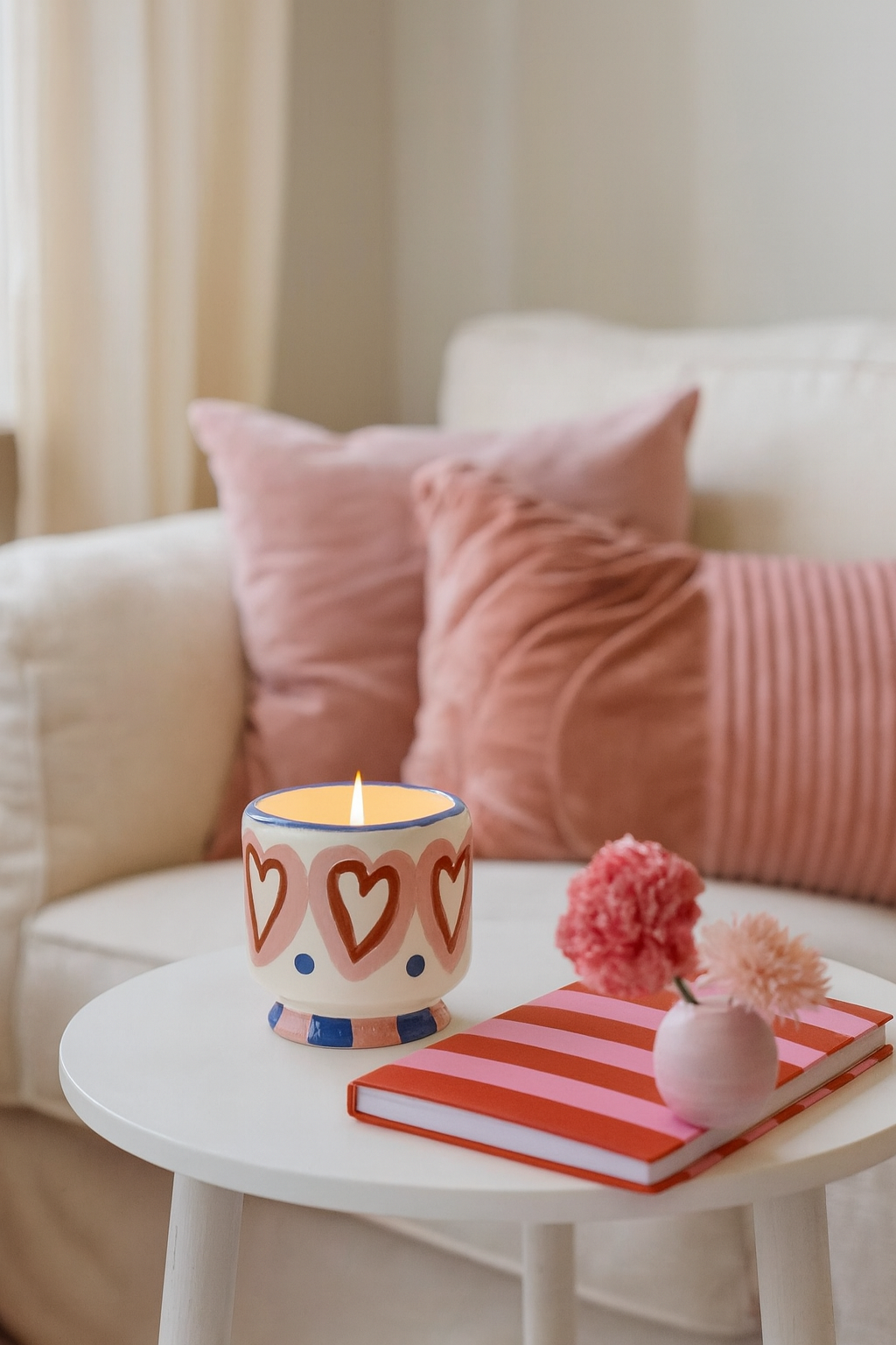 Bougie en céramique peinte a la main au Vietnam, serpent, cœur, love, Tiger, jungle, Monkey, singe rouge, paon bleu, , adopo, paddywax