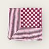 Foulard en voile coton indien imprimés au blockprint en Inde, bleu, moutarde, rouge, bordeaux, vert, rose, fleuris, damiers, tigres, violet, léopard, bellemme collection, au bonheur du jour, Jamini, kirane, Ma Jungle Family