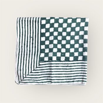 Foulard en voile coton indien imprimés au blockprint en Inde, bleu, moutarde, rouge, bordeaux, vert, rose, fleuris, damiers, tigres, violet, léopard, bellemme collection, au bonheur du jour, Jamini, kirane, Ma Jungle Family