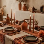 nappe & set de table matelassé bohème