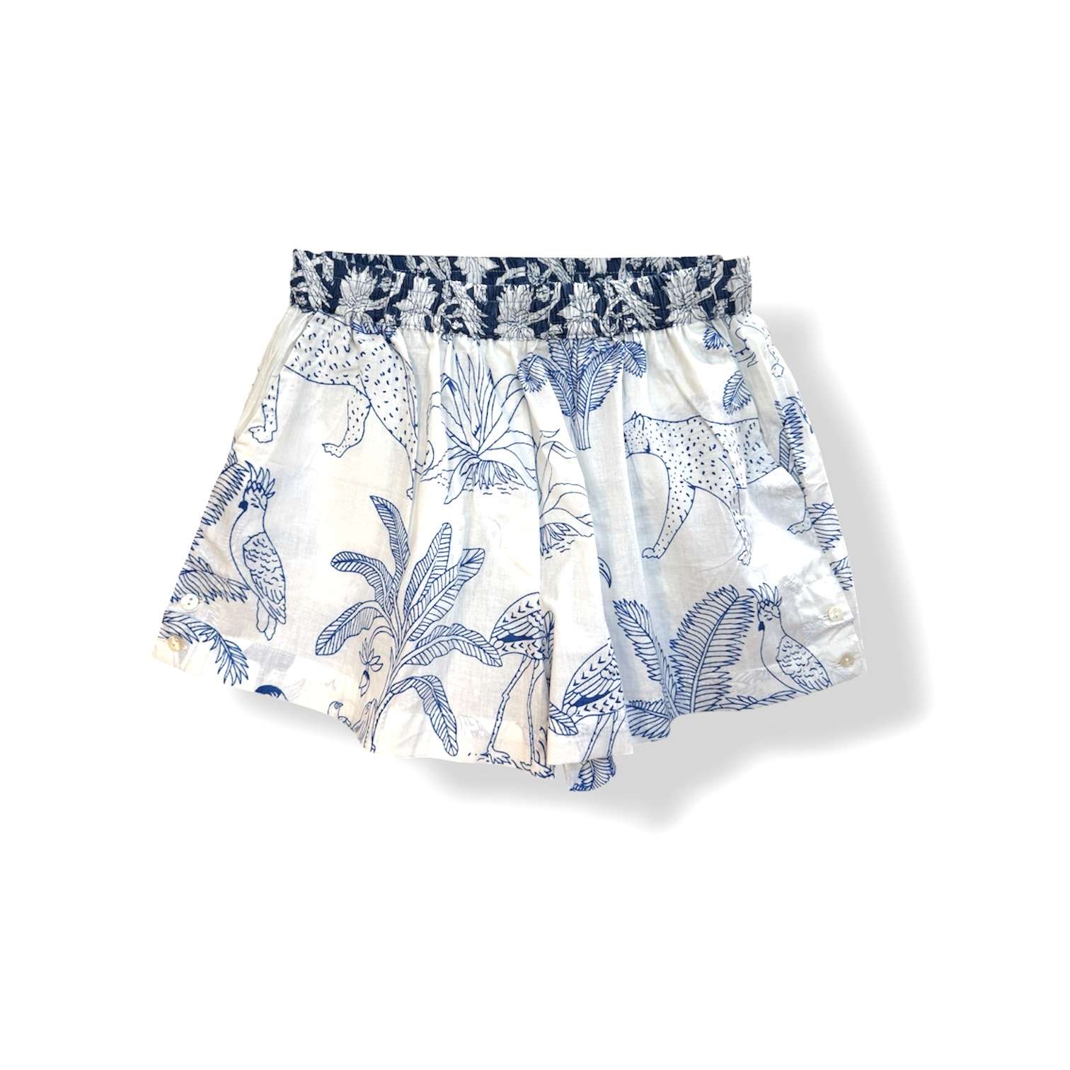 Short femme boheme coton indien