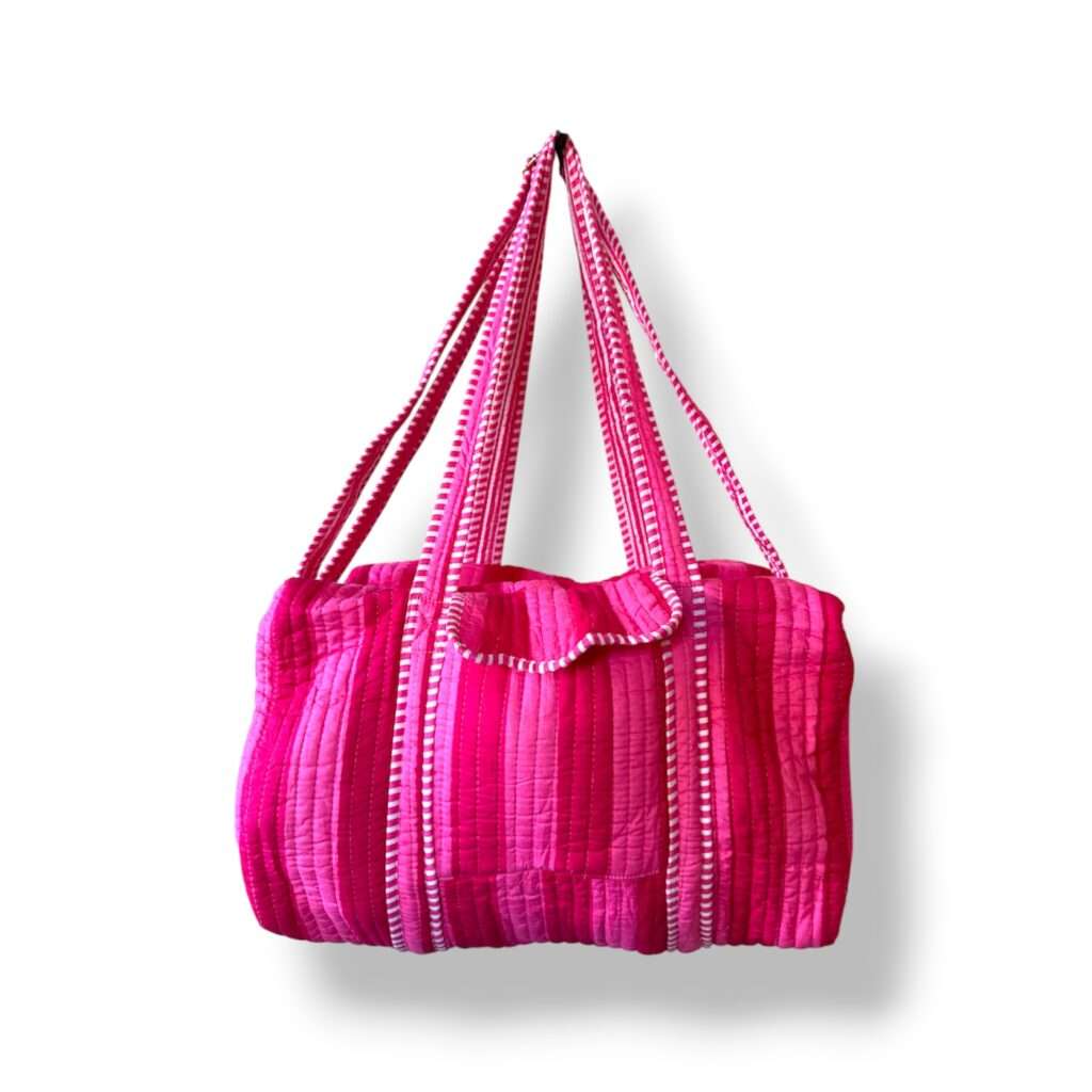 Sac matelassé en coton indien, sac week-end, sac à langer, de psort, mode boheme, Ma Jungle Family