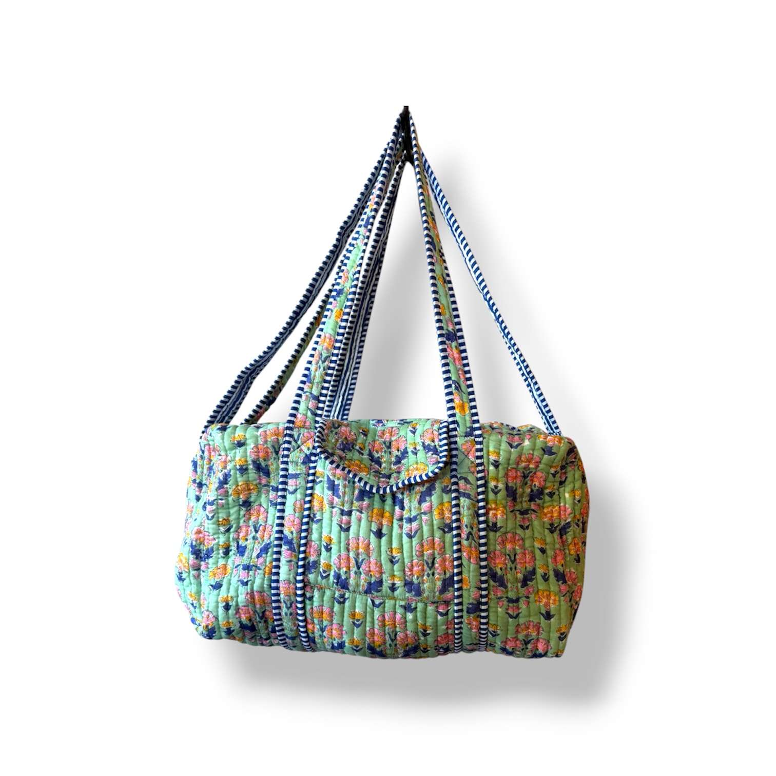 Sac matelassé en coton indien, sac week-end, sac à langer, de psort, mode boheme, Ma Jungle Family