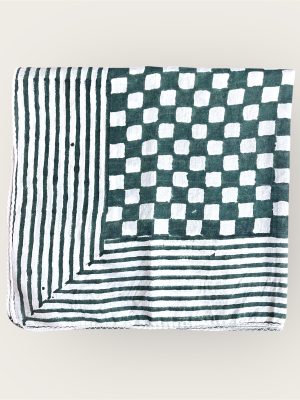 Foulard en voile coton indien imprimés au blockprint en Inde, bleu, moutarde, rouge, bordeaux, vert, rose, fleuris, damiers, tigres, violet, léopard, bellemme collection, au bonheur du jour, Jamini, kirane, Ma Jungle Family