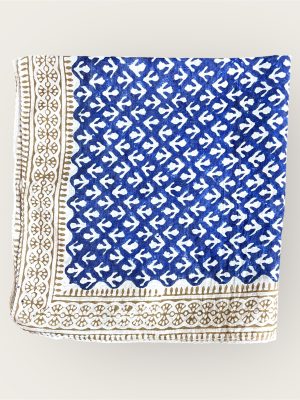 Foulard en voile coton indien imprimés au blockprint en Inde, bleu, moutarde, rouge, bordeaux, vert, rose, fleuris, damiers, tigres, violet, léopard, bellemme collection, au bonheur du jour, Jamini, kirane, Ma Jungle Family
