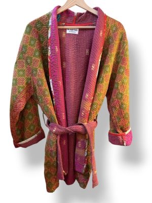 Veste kantha vintage kimono mode boheme