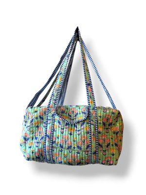 Sac matelassé en coton indien, sac week-end, sac à langer, de psort, mode boheme, Ma Jungle Family